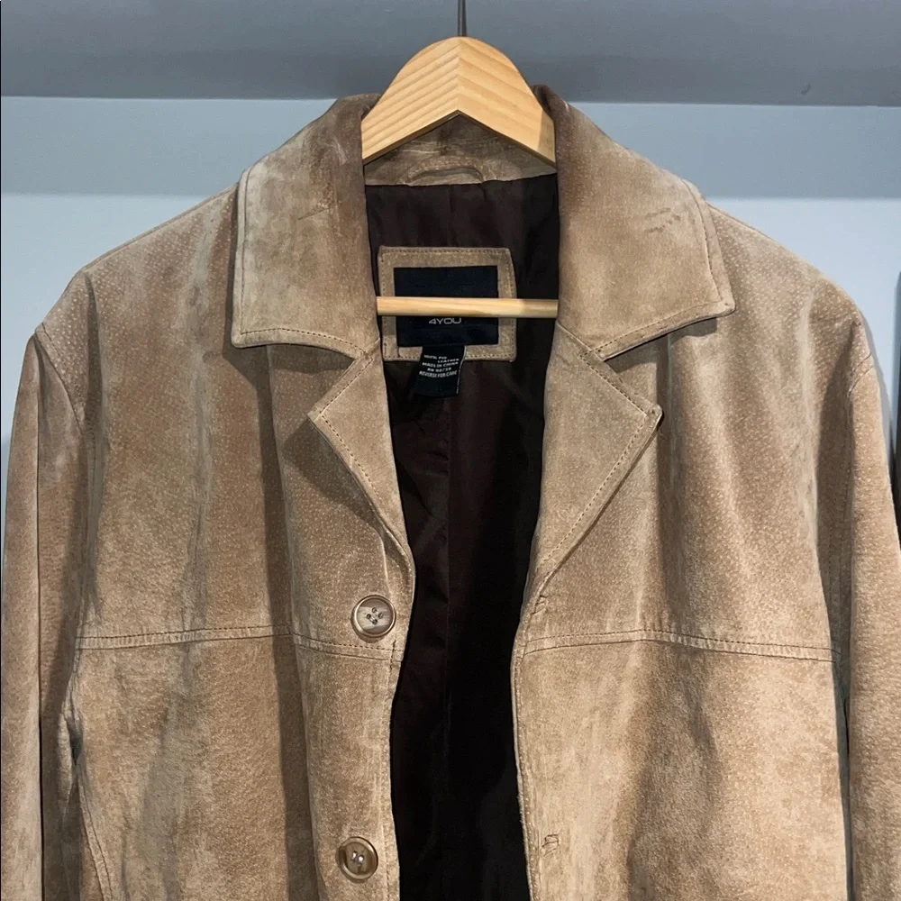 Vintage Men's‎ Suede pig leather jacket